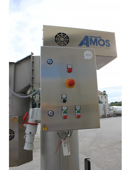 Elevateur vis - broyeur a fruit a/lavage