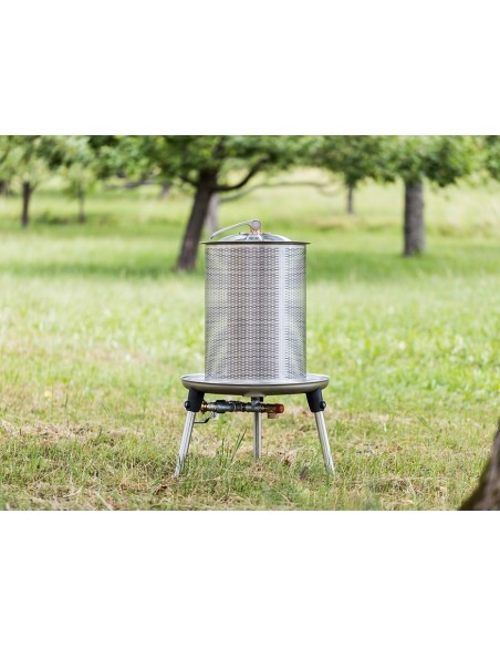 Presse Hydrau. 20 Lt en acier inoxydable