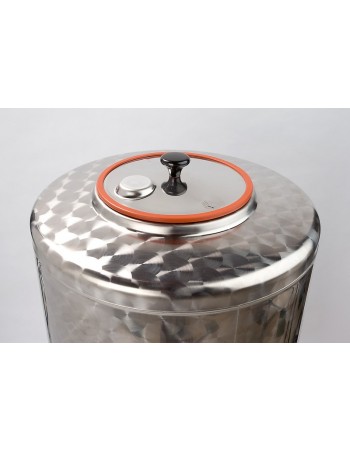 CUVE INOX 240 L FOND PLAT 2