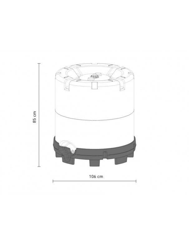 CUVE DE TRANSPORT - 400 LITRES