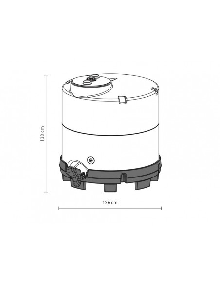 CUVE DE STOCKAGE - 1000 LITRES