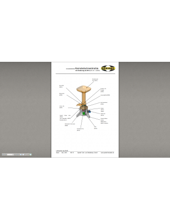 Vue eclatée Broyeur 22200 Speidel