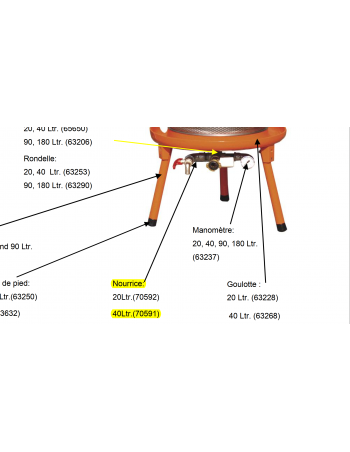 Nourrice Hydropress 40L Speidel