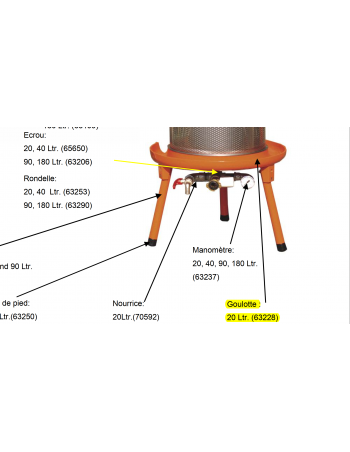 Socle Hydropress 20L Speidel